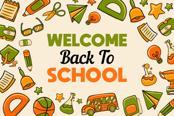 Back to School Background 02: A Versatile Design Resource for Educators and Creators