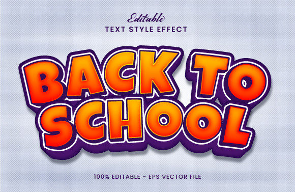 Back to School – Editable Text Effect: A Versatile Tool for Creative Expression