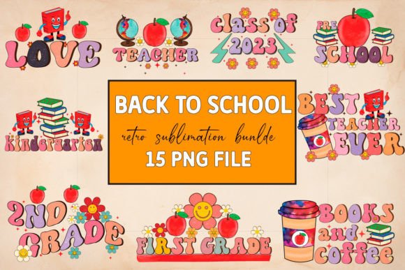 Back to School Retro Sublimation Bundle: A Must-Have for Creative Entrepreneurs