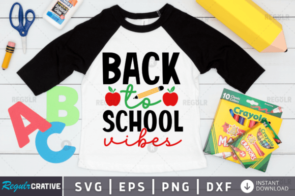 Explore the Versatility of FREE Back to School Vibes Svg Design