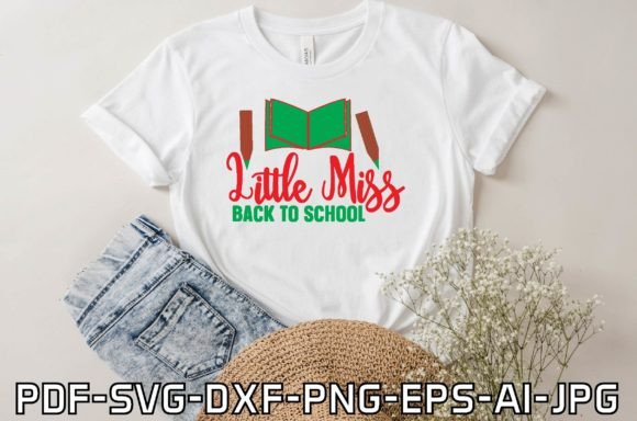 Little Miss Back to School SVG Cut Files: A Creative Resource for All
